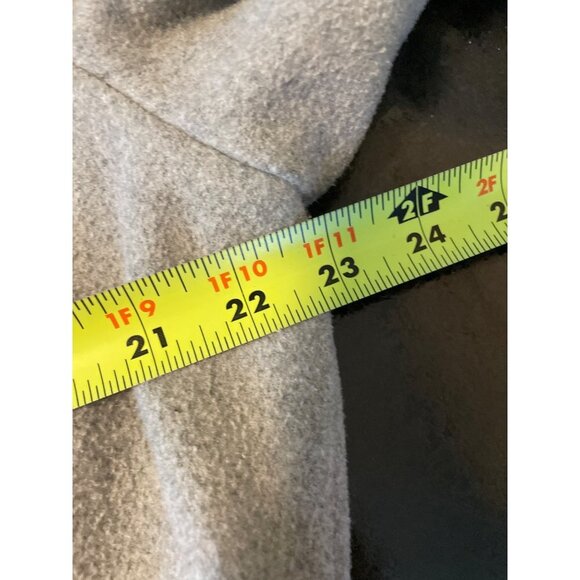Yoki Gray Thick Buttoned Flare Hem Coat Sz 1XL - Picture 9 of 9